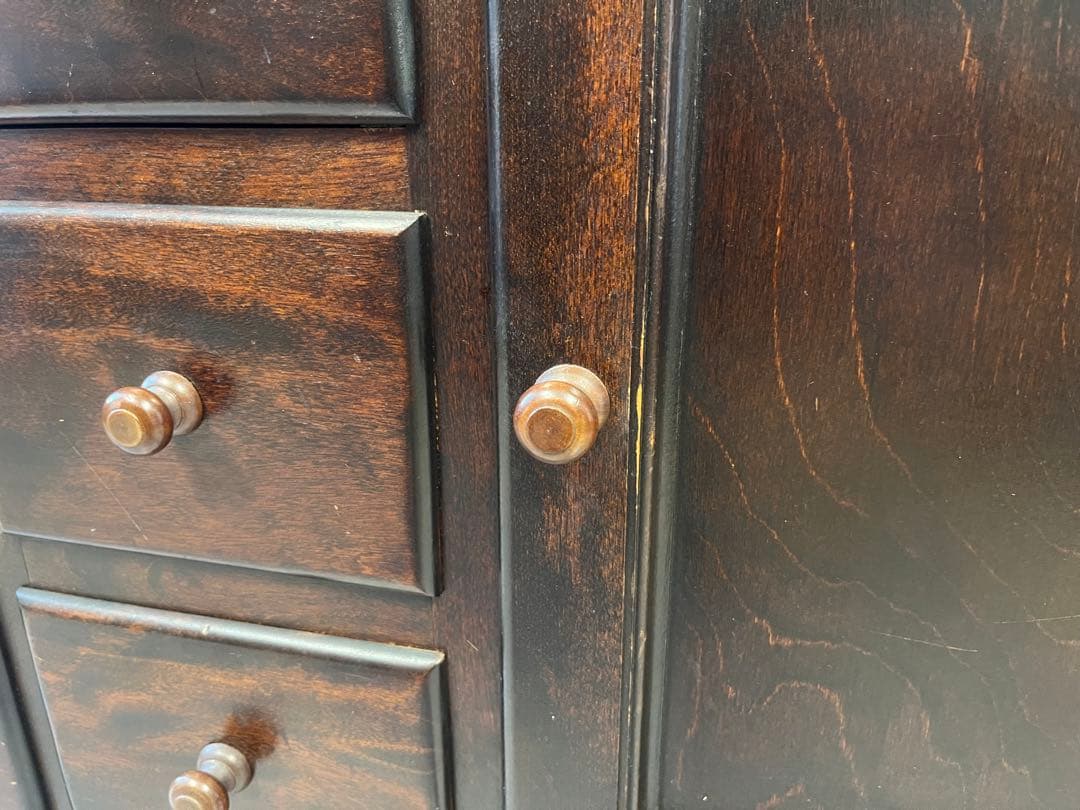 定価93万円◼️松本民芸家具 C型食器棚 カップボード キッチン収納 収納家具