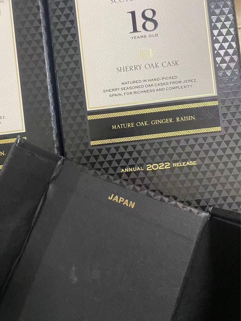 MACALLAN マッカラン 18年 シェリーオーク 700ml空瓶 6本 空箱