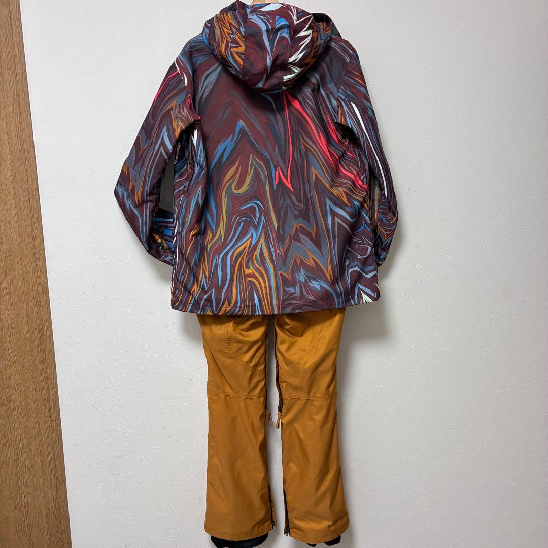 クイックシルバー　スキー　スノボ　ウェア　メンズ　XS S 上下　マルチカラー
