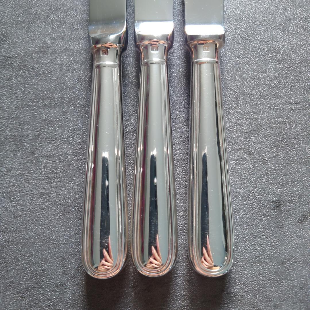 美品 クリストフル アルビ デザートナイフ 3点