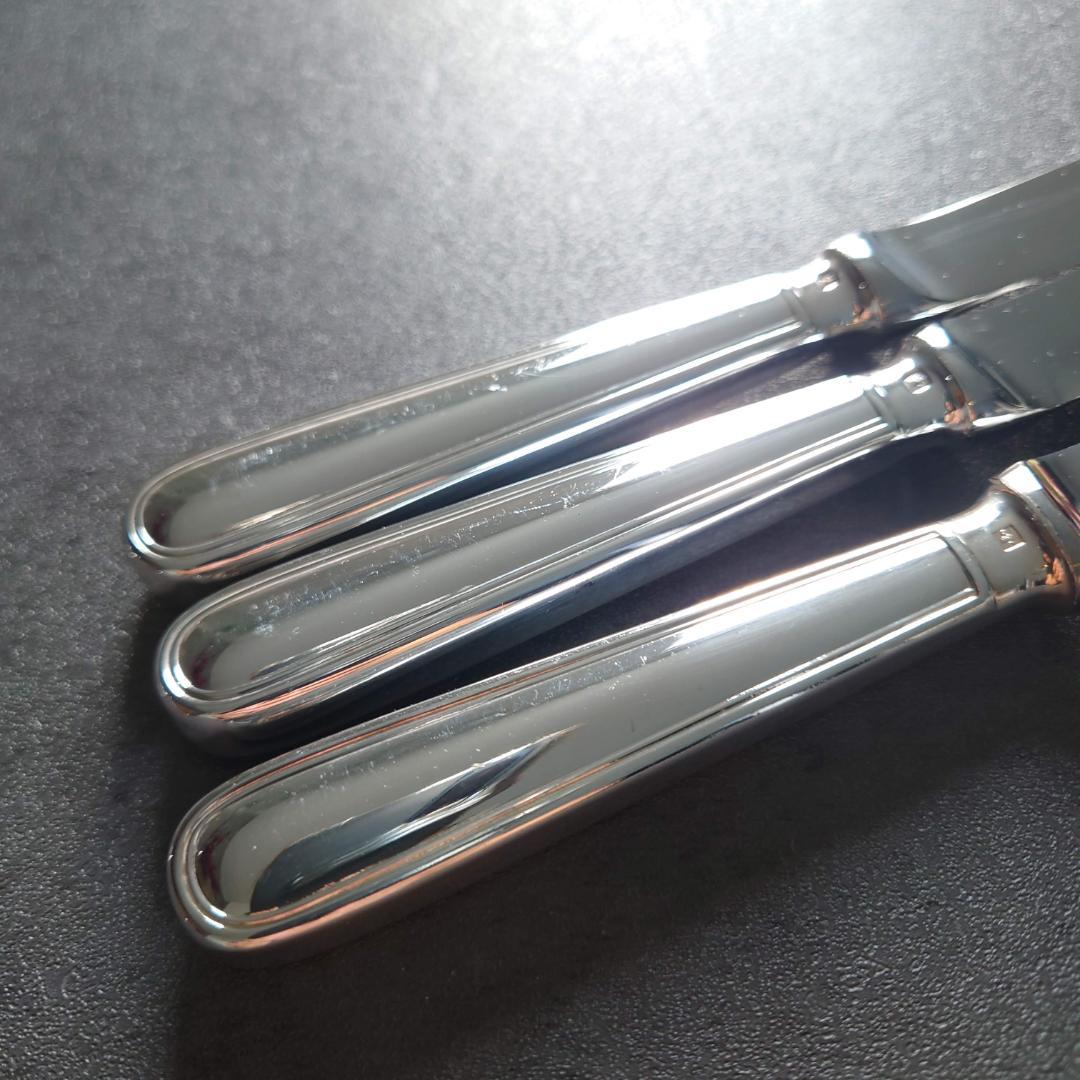 美品 クリストフル アルビ デザートナイフ 3点