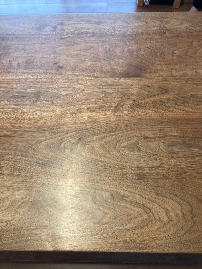 値下げ中　ダイニングテーブル　ウォールナット　オイル仕上げ　家具一点物