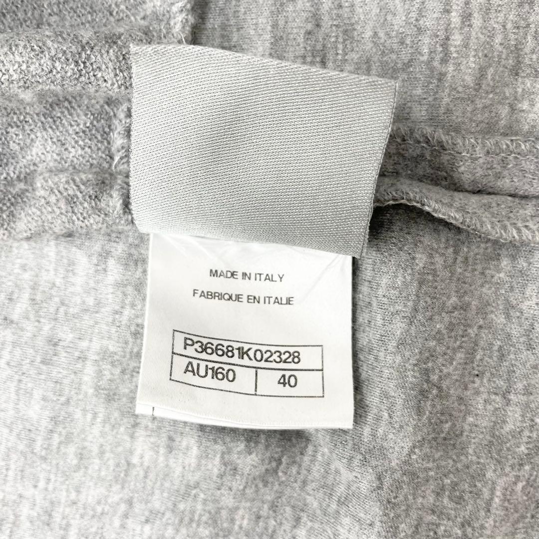 美品✨CHANEL グレー　ココマーク　ウール　ジャケット　40
