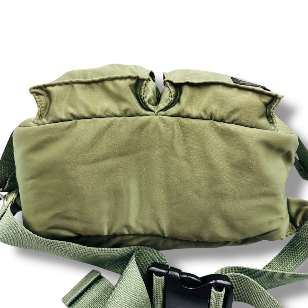 PORTER ボディ ウエストバッグ タンカーナイロン セージグリーン 2way