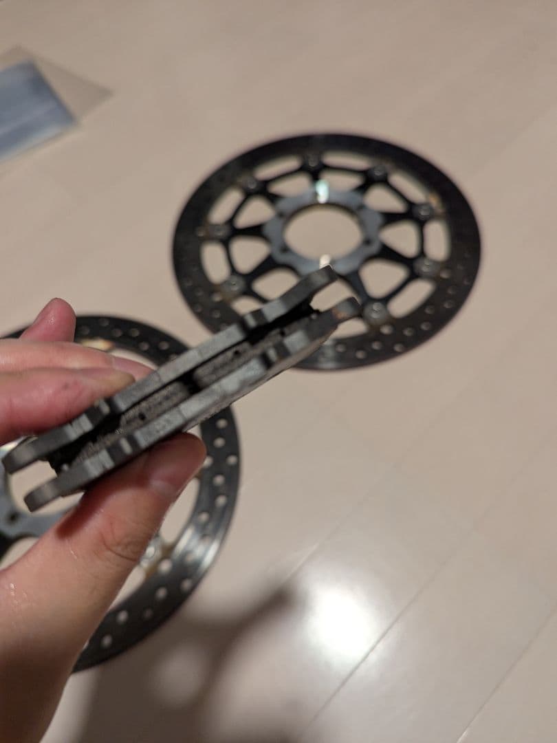  S/M1000RR 純正ブレンボ ブレーキディスクとニッシンパッド