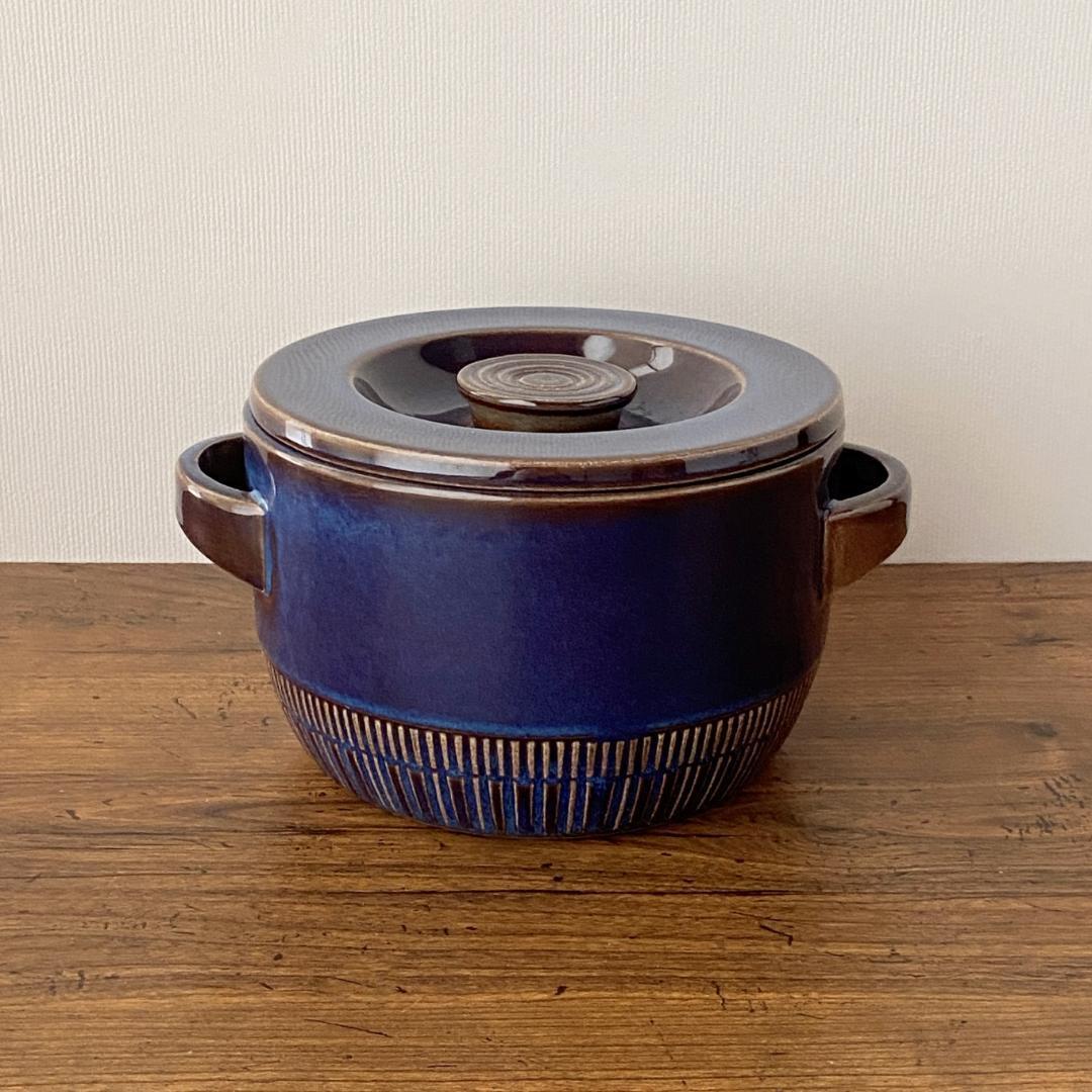 Gefle ゲフレ cosmos コスモス 蓋付 両手鍋 ブルー 青 北欧