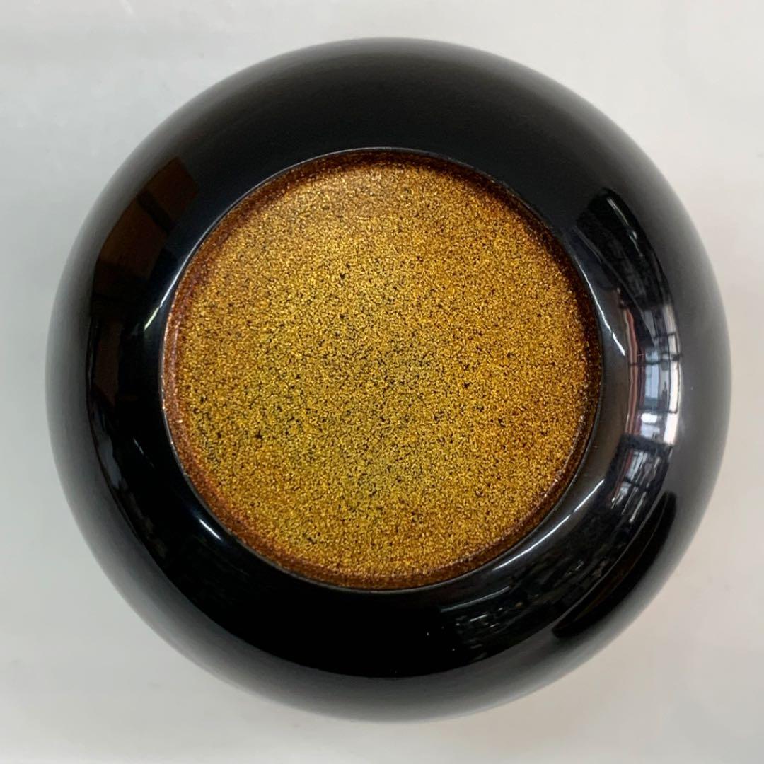 【棗　遠山蒔絵　梨地】新井宗賀　共箱