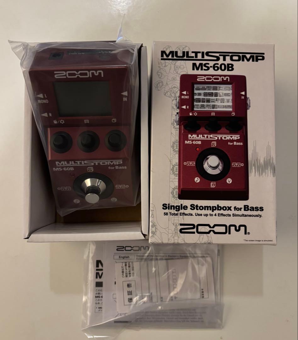 ZOOM MS-60B ベースエフェクター　新品未開封