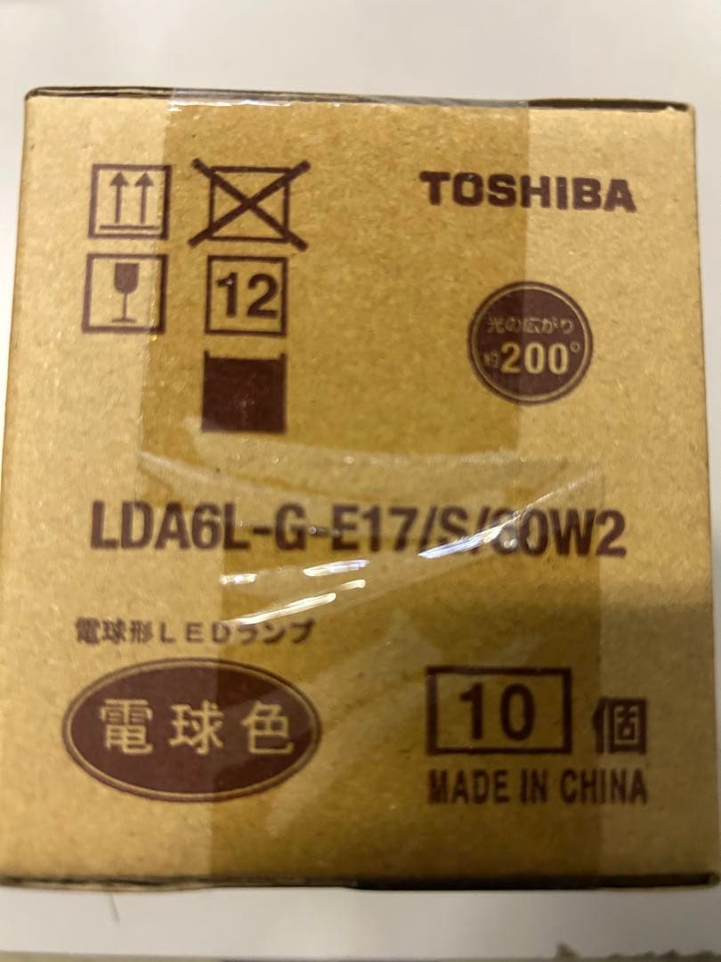 東芝ライテックLDA6L-G-E17/S/60W2 10個