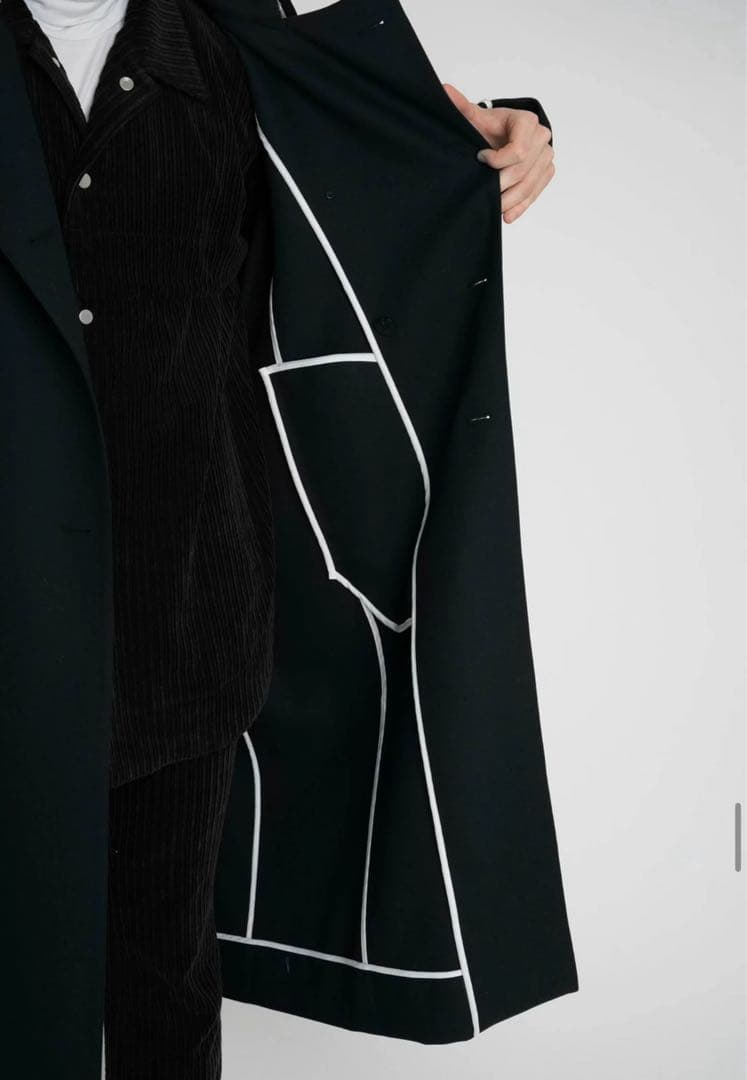 定価17万円　overcoat コート ダブルブレスト トレンチコート　Lサイズ