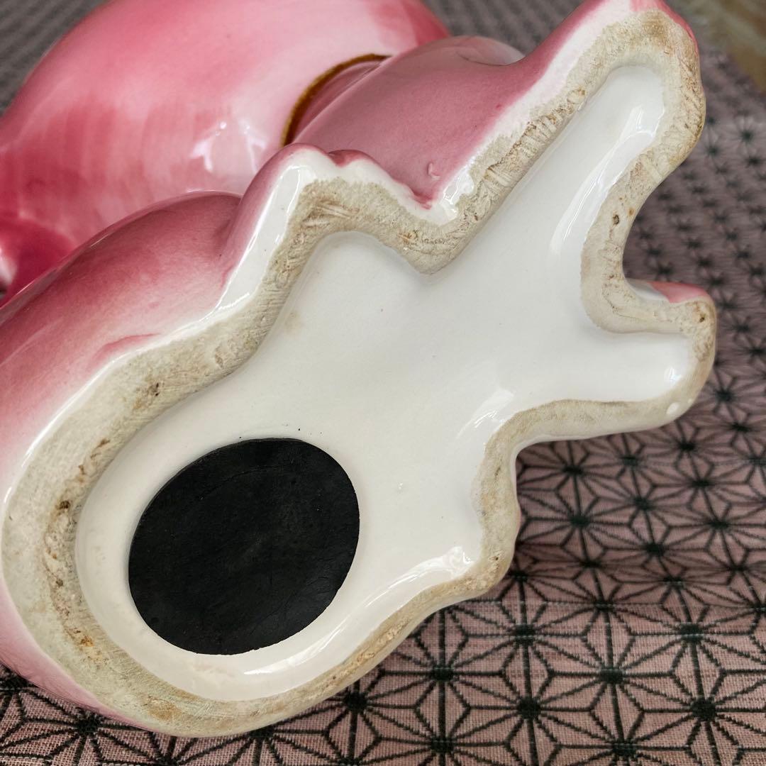 昭和レトロ 大きめ ネコ 貯金箱 置物‼️