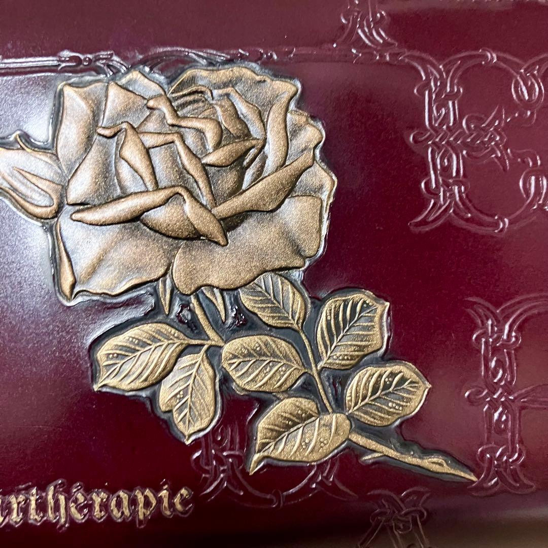 【未使用級】 アルセラピィ フィセルローズ がま口 フォールドウォレット