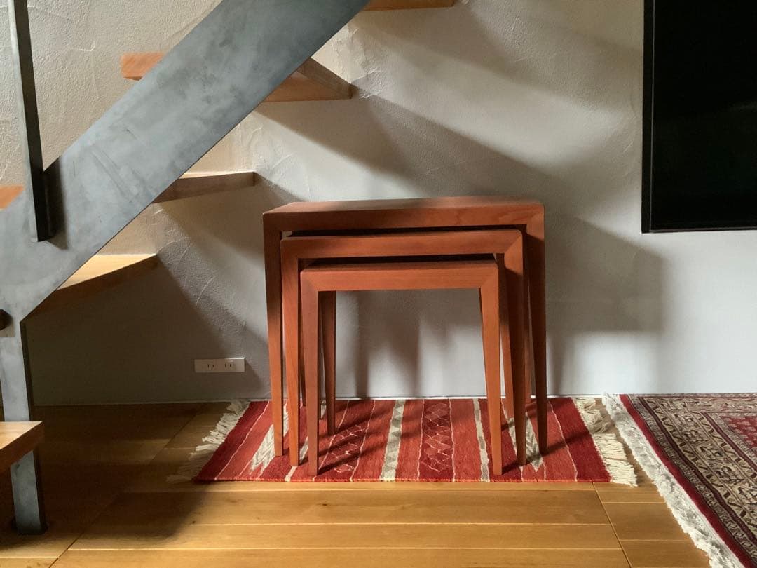 Severin Hansen Jr Haslev社 ネストテーブル チーク材