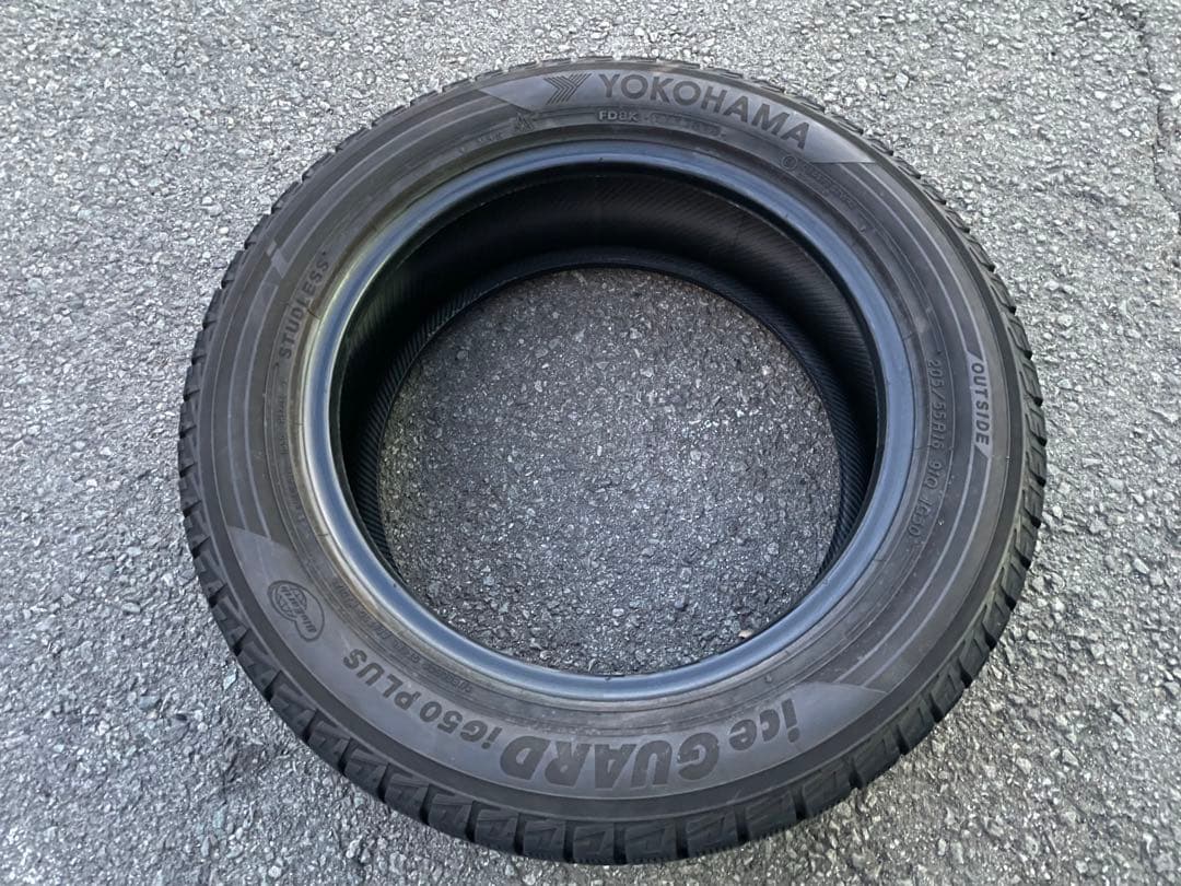 中古スタッドレスタイヤ4本セット！205/55R16 ヨコハマiG50プラス