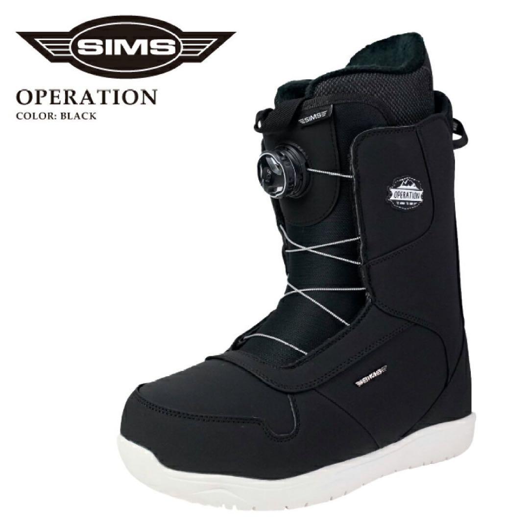 SIMS OPERATION ブラック 新品　23.5