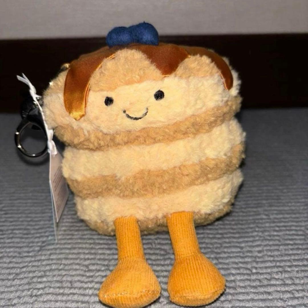 パンケーキ　ぬいぐるみ　キーホルダー　ジェリーキャット　