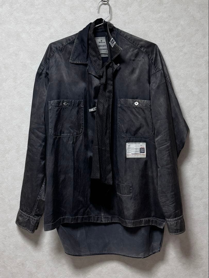 メゾン ミハラヤスヒロ24ss タイグラデーションシャツ