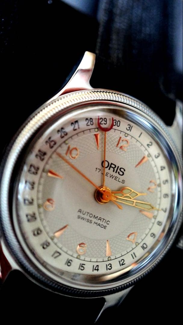 オリス ビッグクラウン ポインターデイ ビンテージ 新品未使用品 限定値下げ！