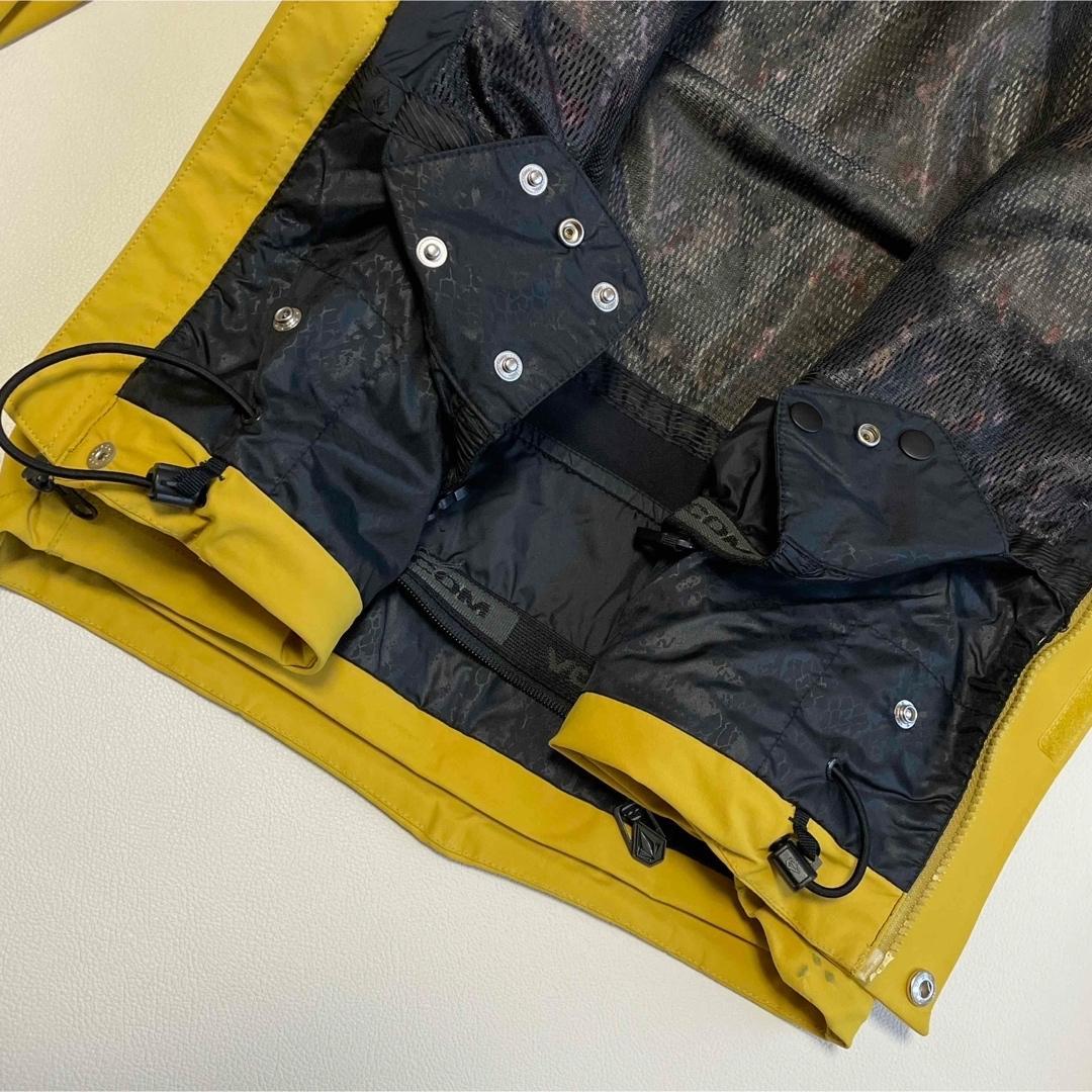 6679 ボルコム　ジャケット　メンズ　ゴアテックス　スノボウェア　イエロー