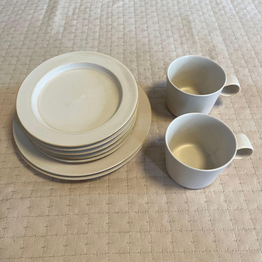 イイホシユミコ　アンジュール プレート　カップ　9点セット