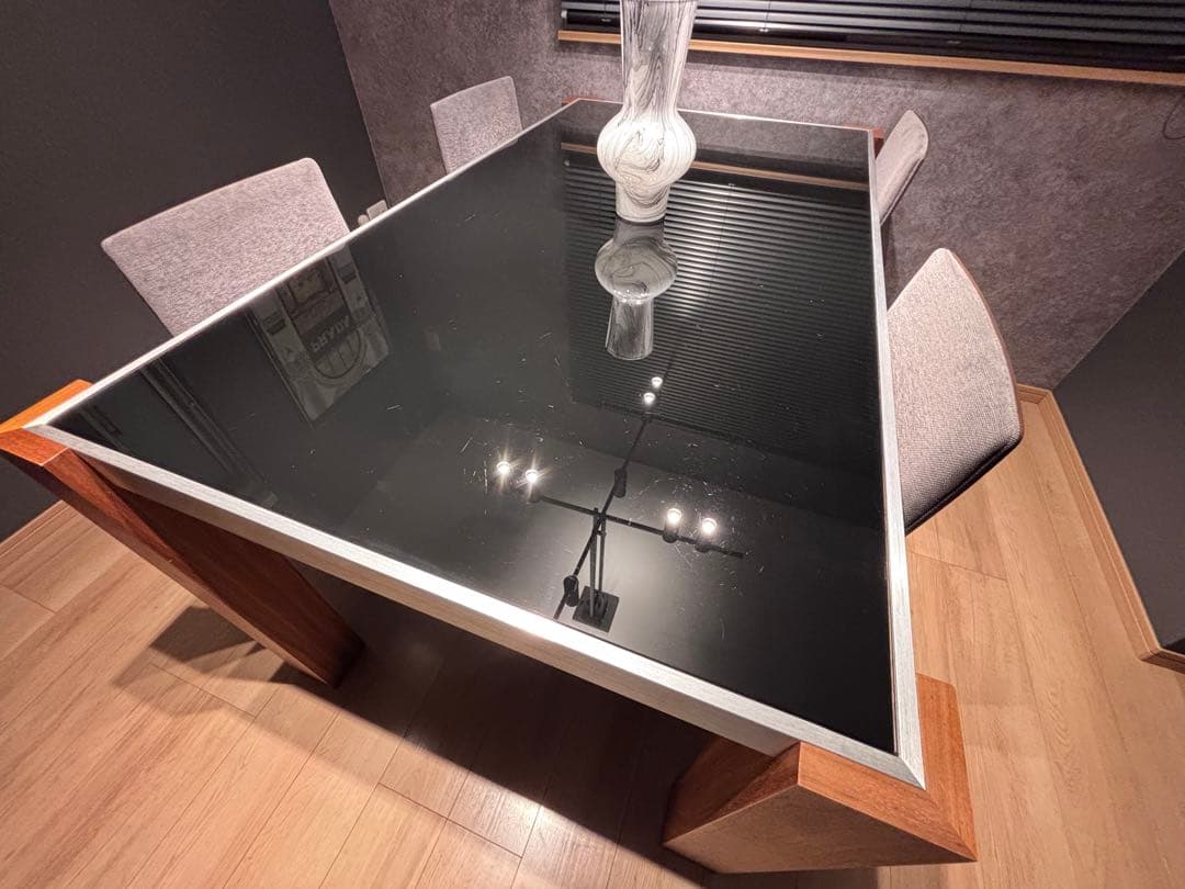 HOBANG ウォールナット使用 モダンウッド ダイニングテーブル