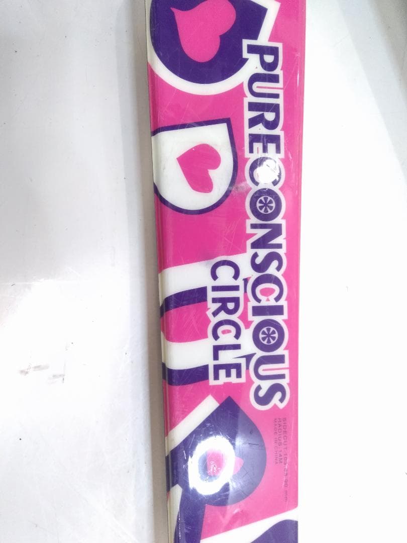 ジュニアスキー4点セット ピュアコンシャス 140cm ブーツサロモン22cm◇