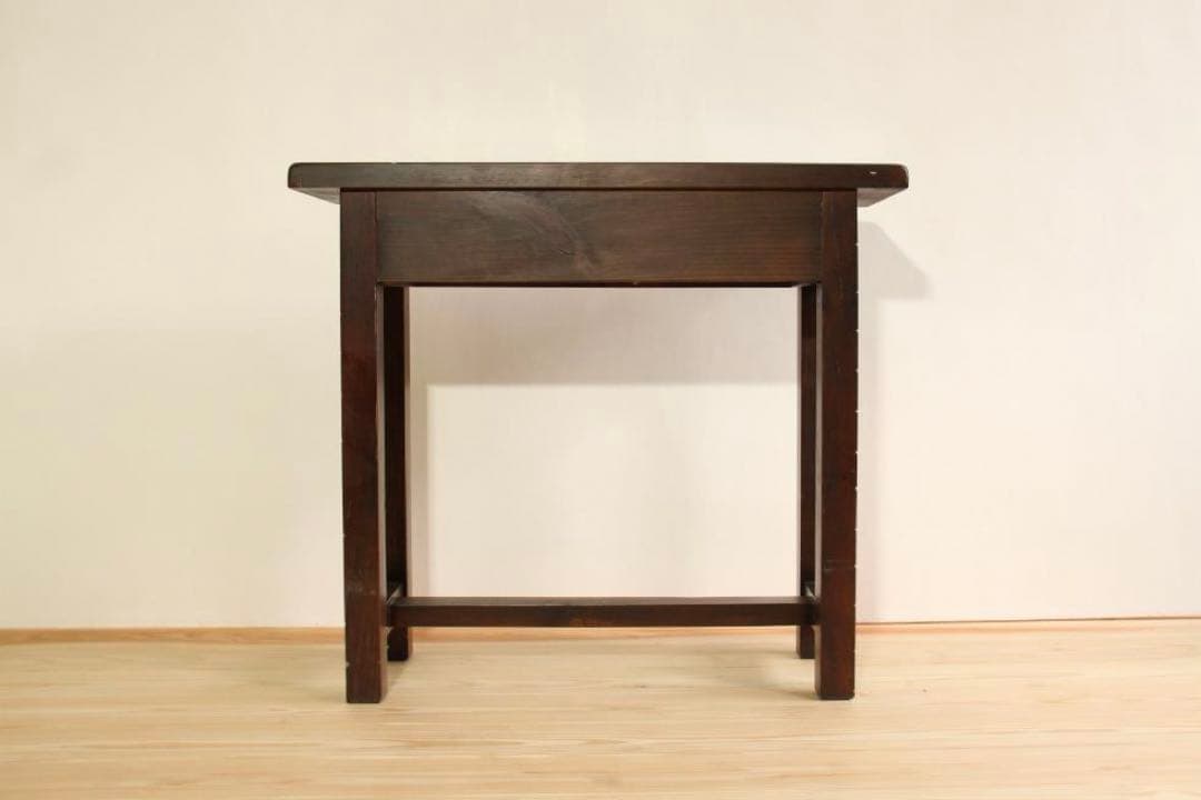 棚　飾り棚　小さめ　花台　飾り台　木製　彫刻　アンティーク　古道具