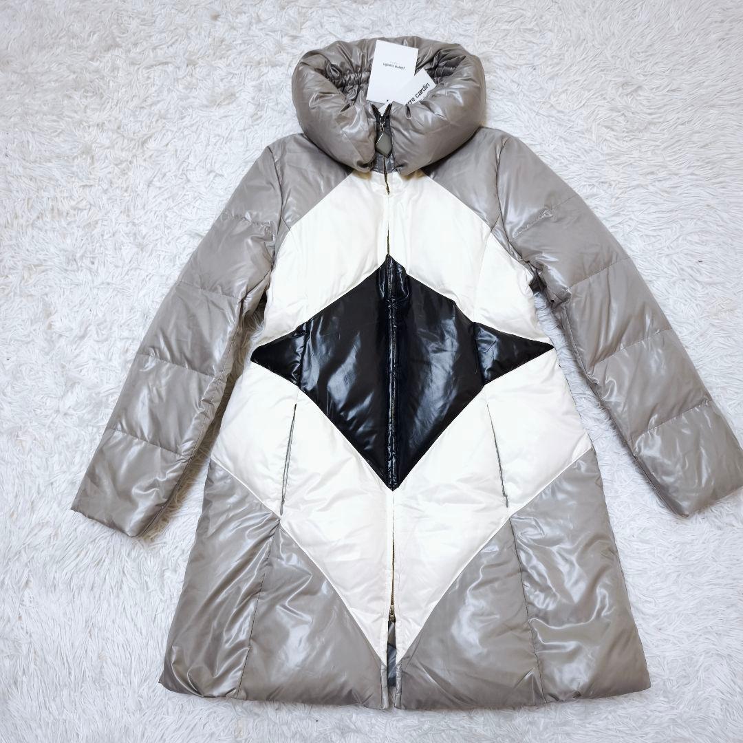 【未使用】ピエールカルダン ロングダウンコート 大きいサイズ 44 グレージュ