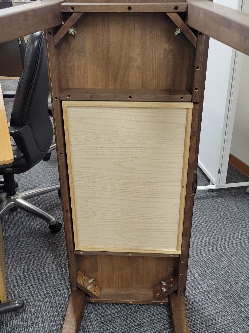 ichiyamaopex 木製 引き出し付きデスク ナチュラルブラウン