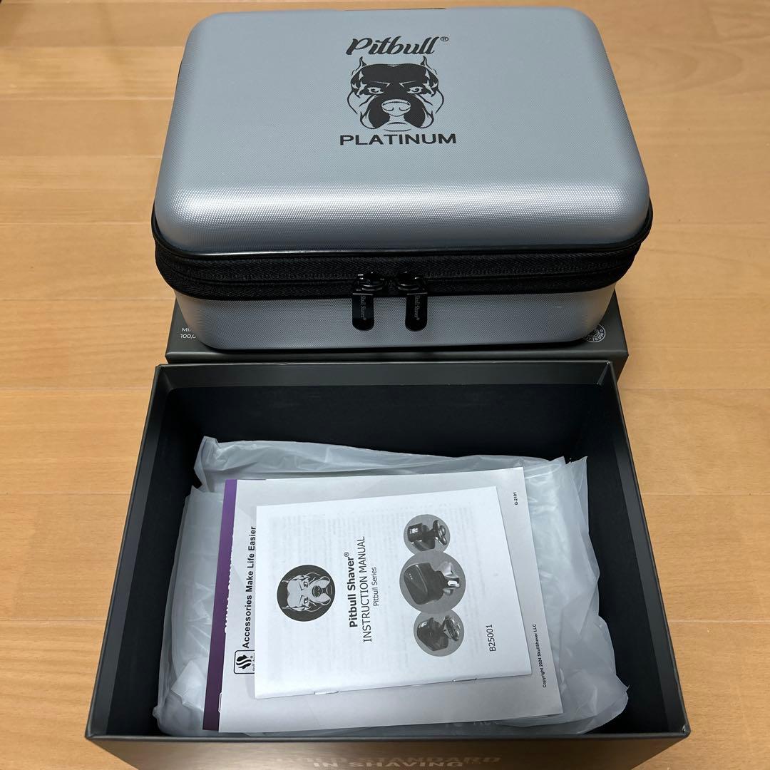 Skull Shaver Pitbull Platinum PRO 付属品完備