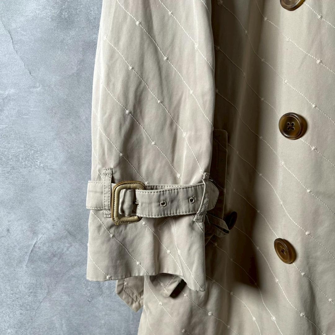 mina perhonen 日本製 ステッチ 刺繍 トレンチコート N746