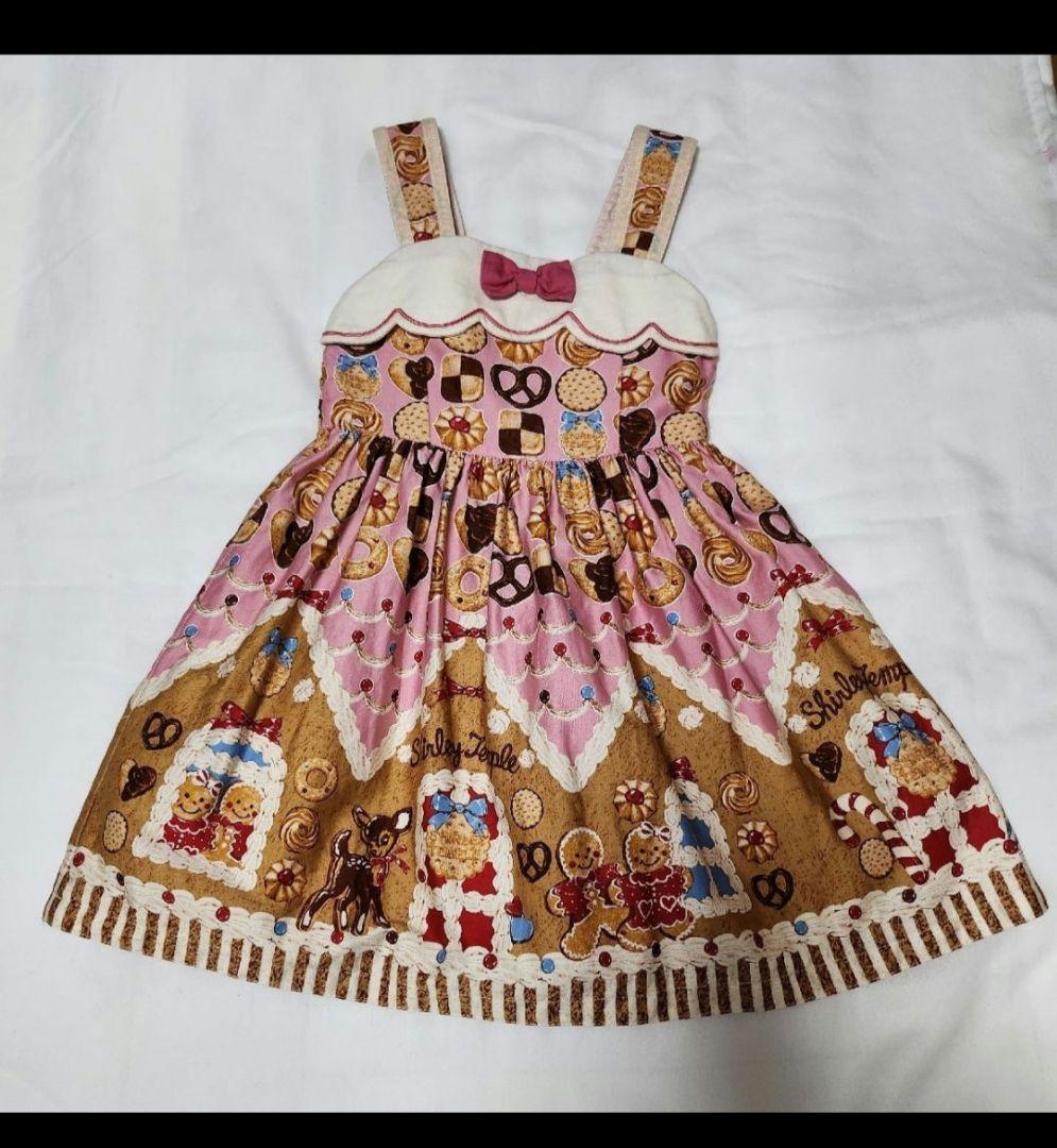 シャーリーテンプル　お菓子のおうち　ジャンスカ　ワンピース　ピンク