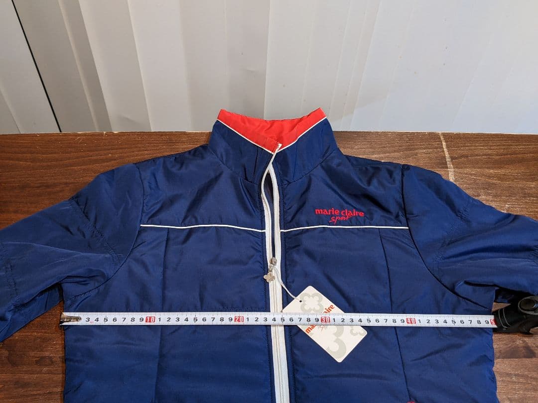 新品　マリクレール　スポーツ　ナイロン　中綿　ジップ　ジャケット　ゴルフ　ウェア