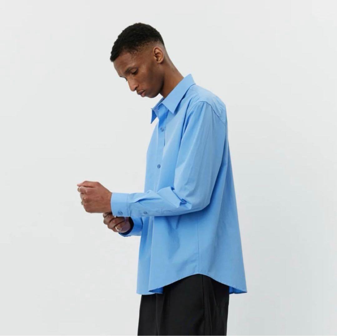 トップス mfpen evening shirt \"Office Blue\" 25ss