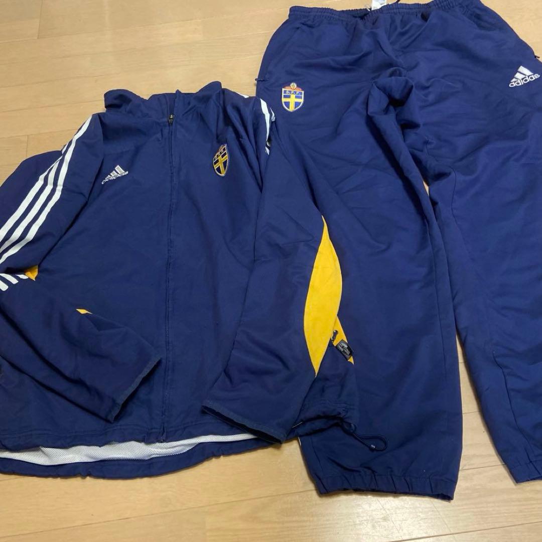 adidas メンズ ジャージ スウェーデン代表 古着 大きいサイズ☆