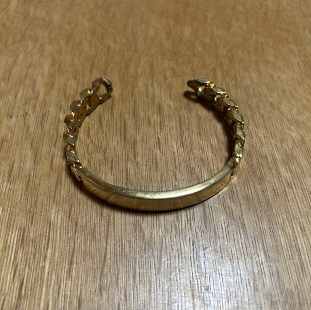 マルタンマルジェラ MM6 ブレスレット バングル ゴールド