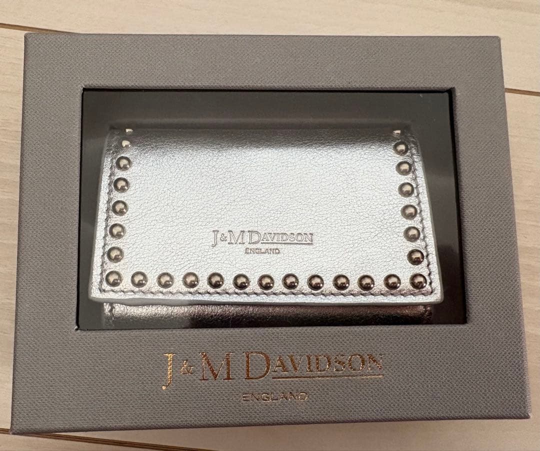 J&M DAVIDSON シルバー折り財布