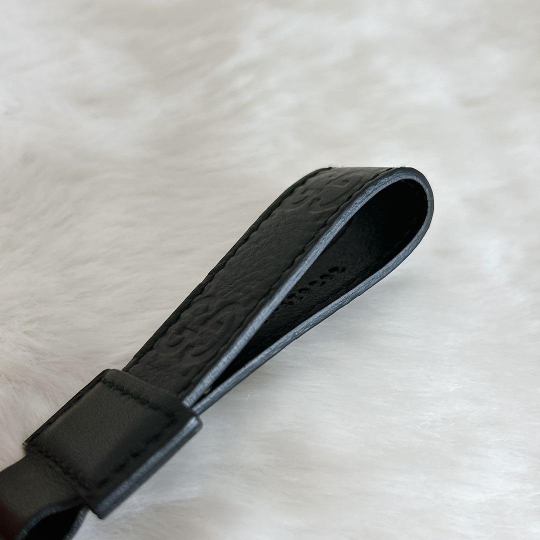 【✨美品✨】グッチ グッチシマ マイクログッチ キーホルダー チャーム 型押