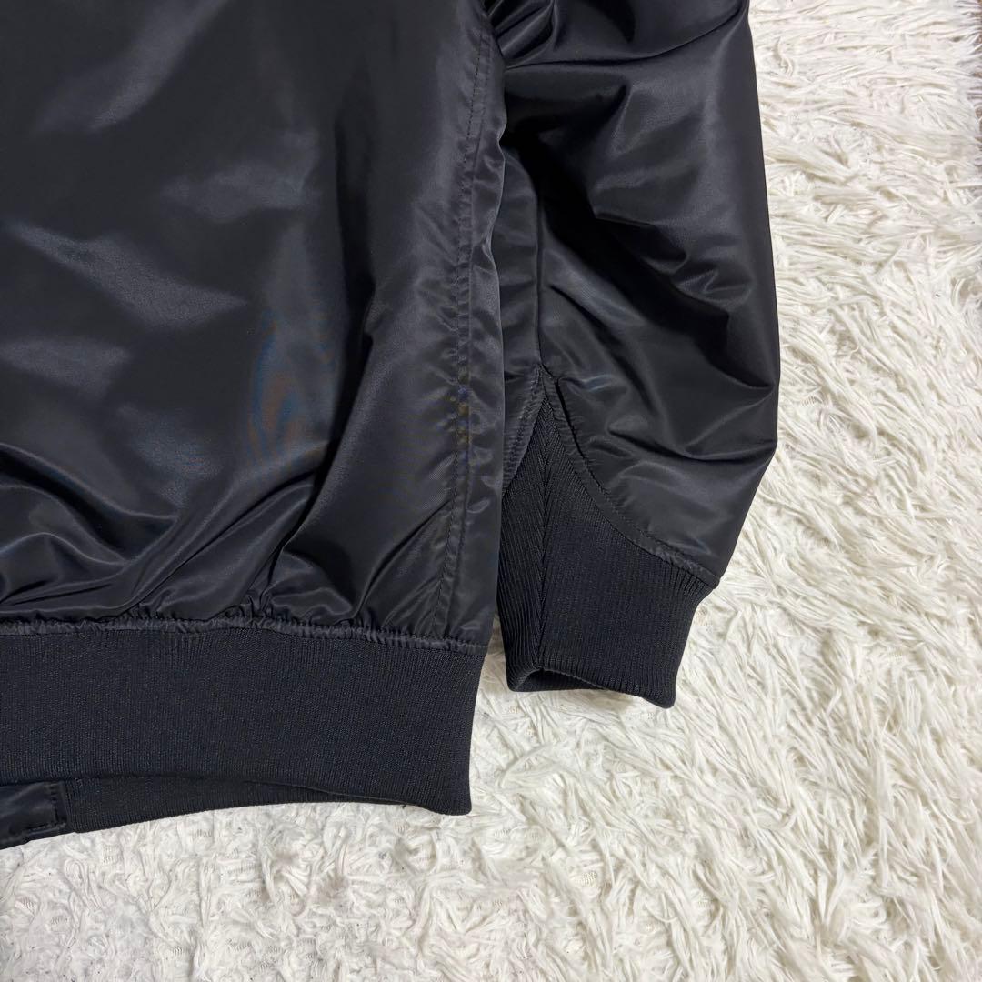 【極美品】UNIQLO +J ハイブリッドダウンオーバーサイズMA-1 ブラック