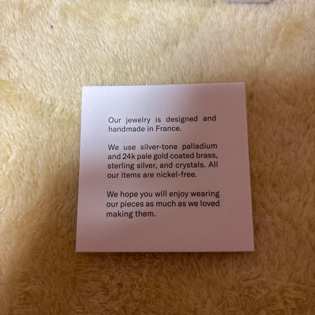 JUSTINE CLENQUET 両耳ピアス