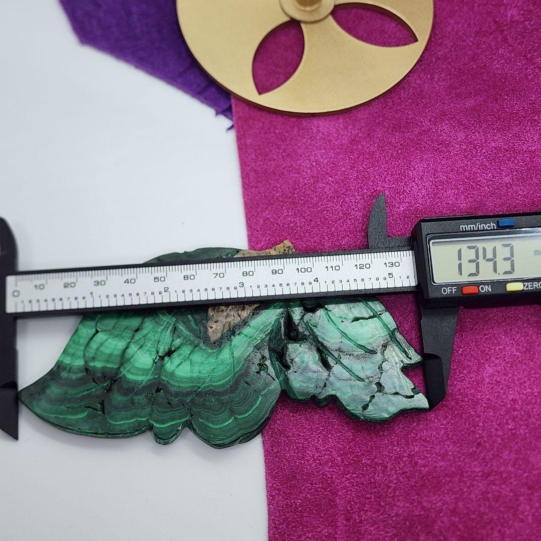 天然石 マラカイト 蝶々 一点物です！