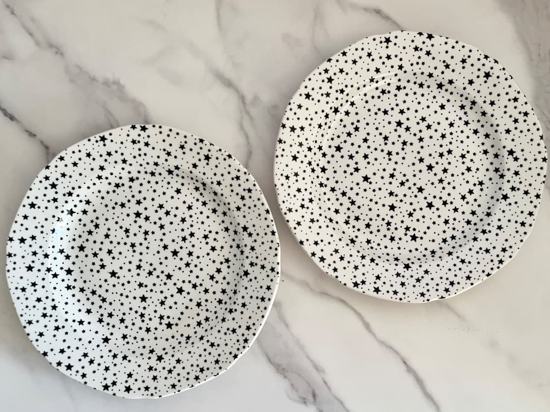 バーレイ×ラルフローレン ミッドナイトスカイ 21.5cmプレート2枚