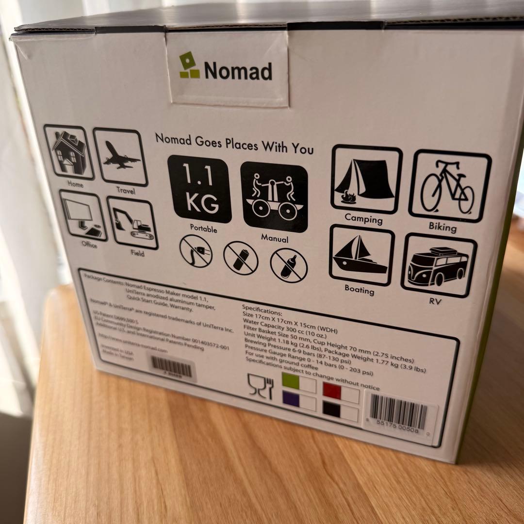 Nomad espresso ノマドエスプレッソマシン ホワイト