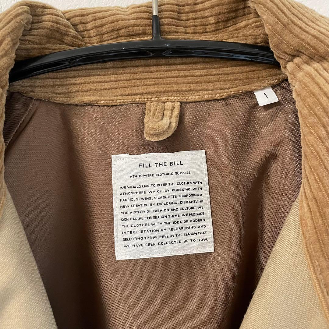 FILL THE BILL トレンチコート