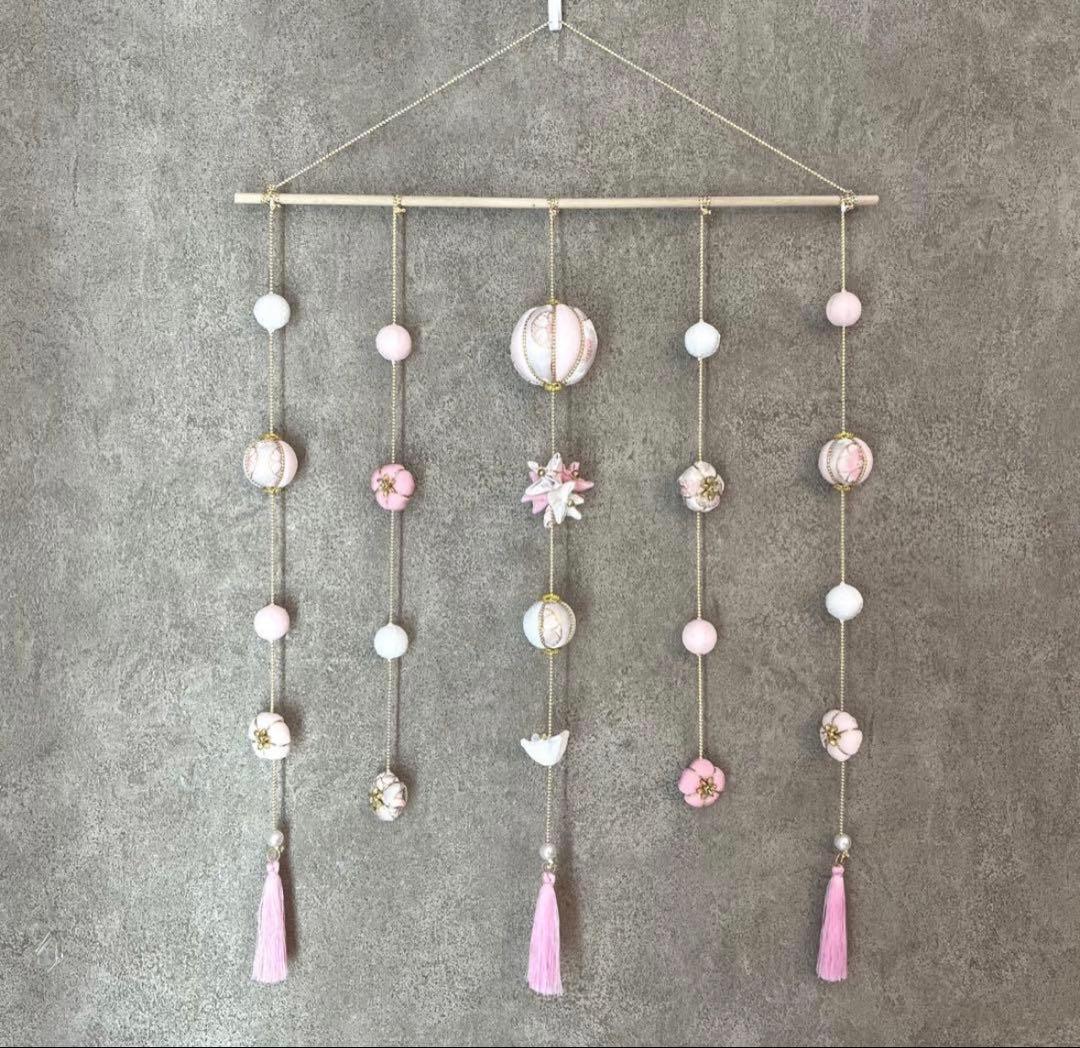 即納❣️ ひな祭り　雛祭り　吊るし雛　モダン　おしゃれ　ピンク系