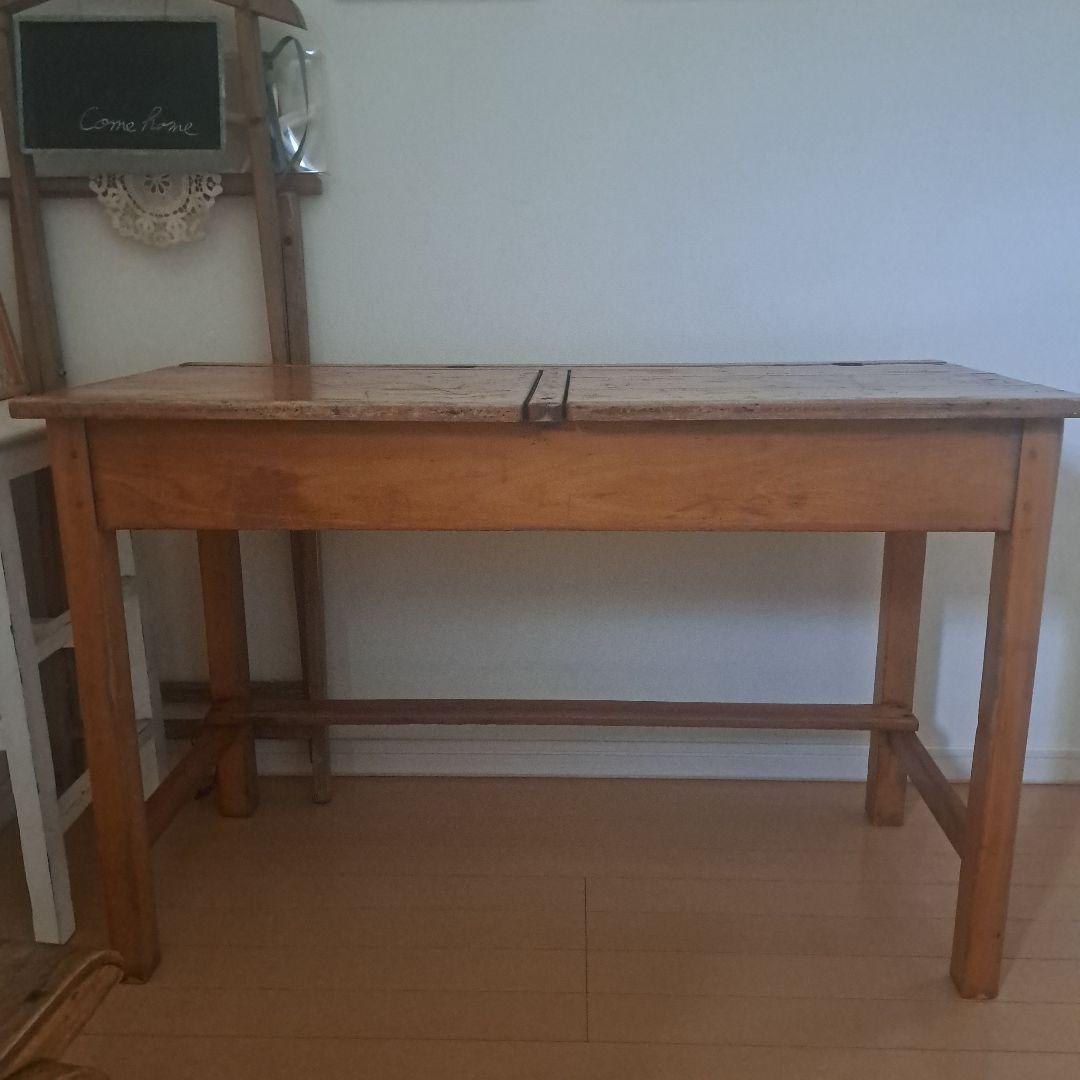 イギリスアンティークスクールデスク