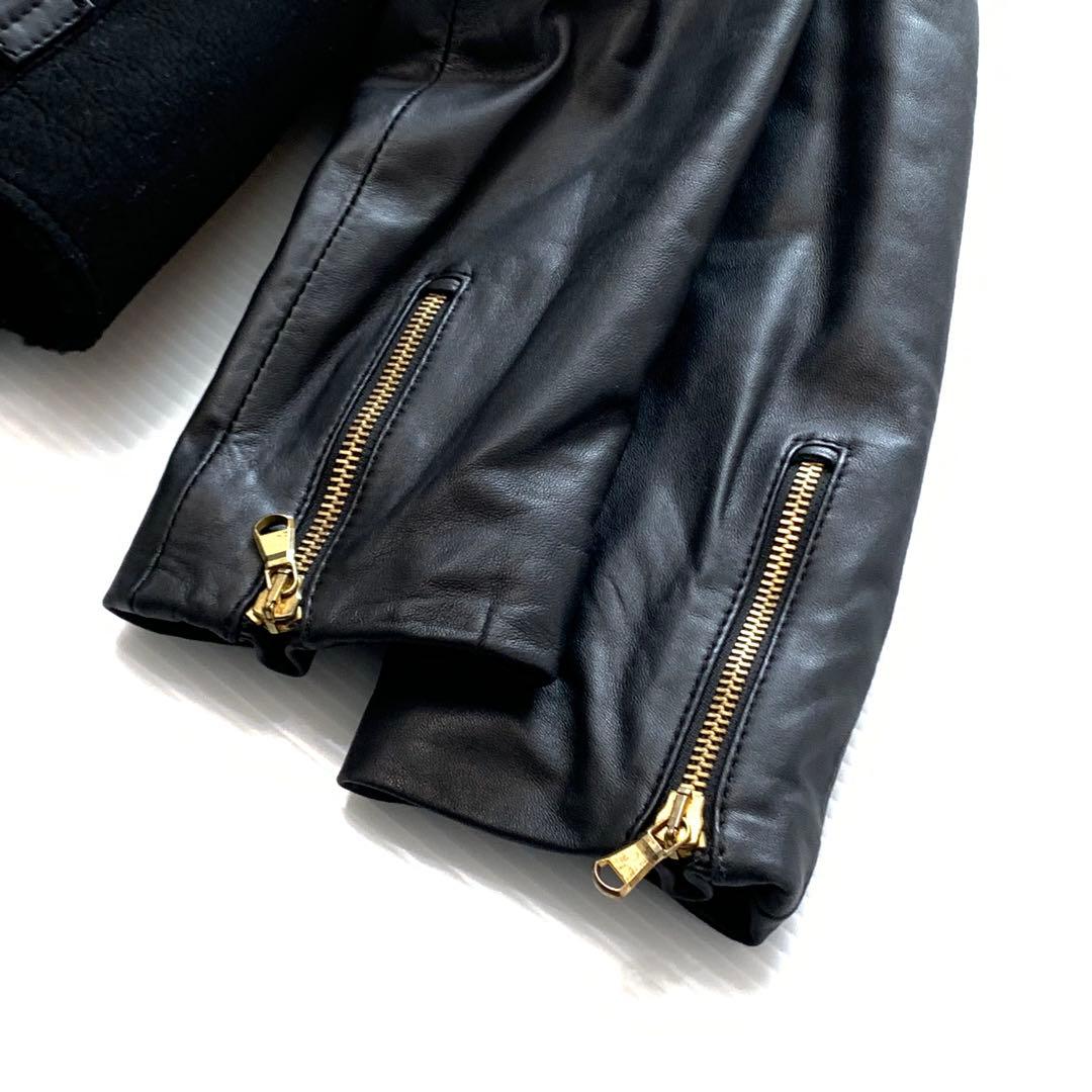 ●美品 Cinquanta 40 イタリア製 定価120,000程 ムートンJK