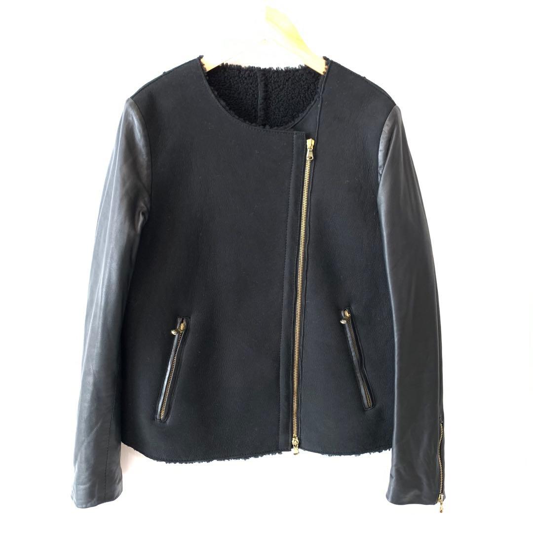 ●美品 Cinquanta 40 イタリア製 定価120,000程 ムートンJK