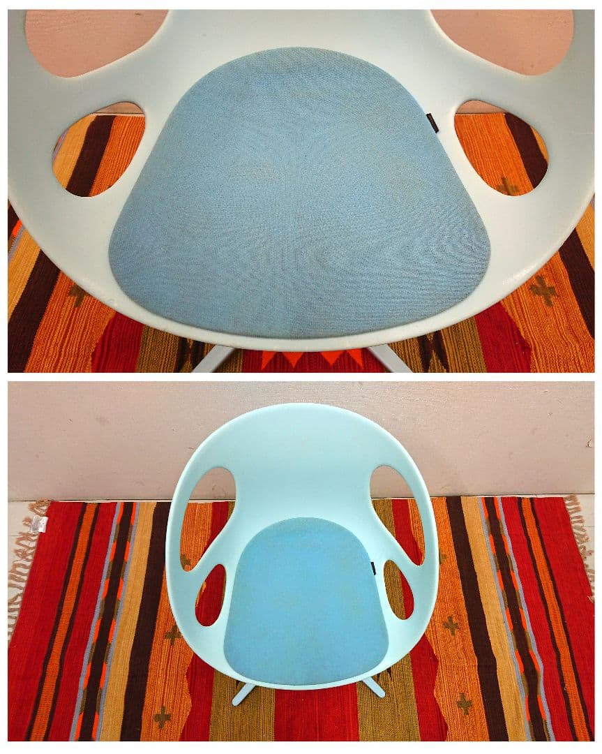 FRITZ HANSEN フリッツハンセン リンチェア 水色