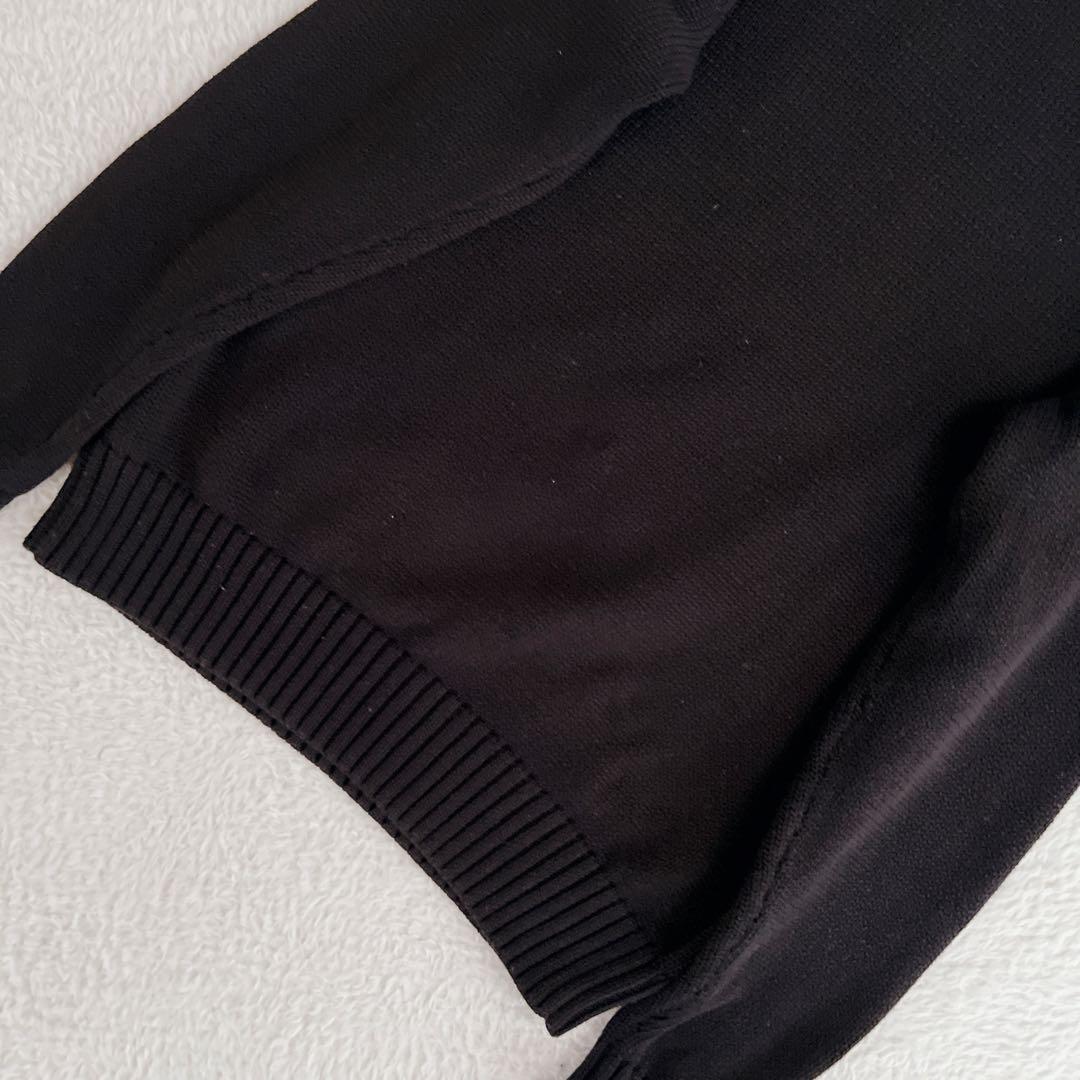 美品✨ポロゴルフ ベア ニット ゴルフベア コットン 黒 男女兼用 XS